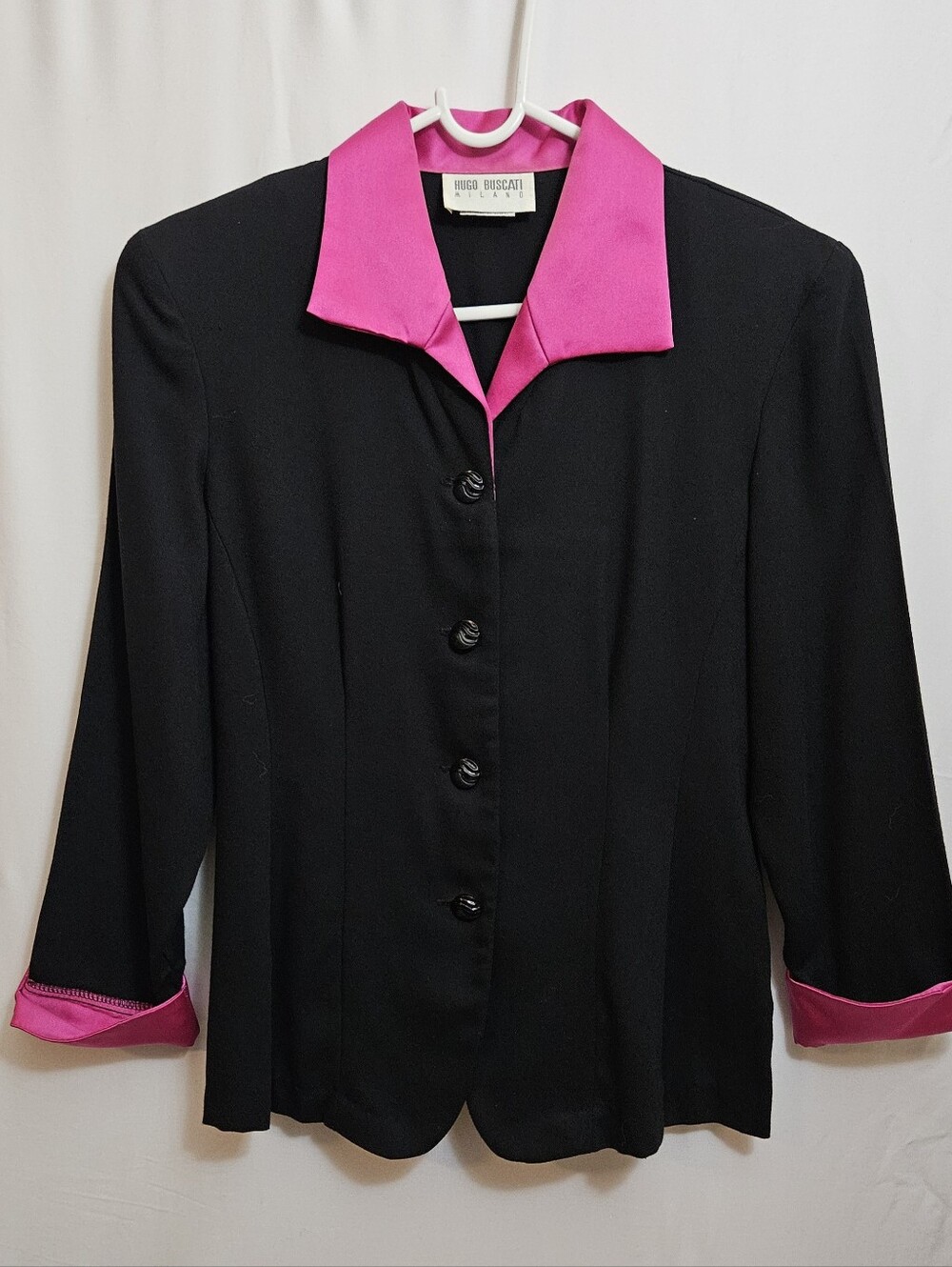 Absolute dream 1980s vintage power blazer by Hugo Buscati Milano.